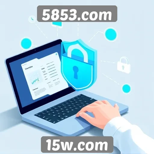 Segurança das transações financeiras em 5853.com