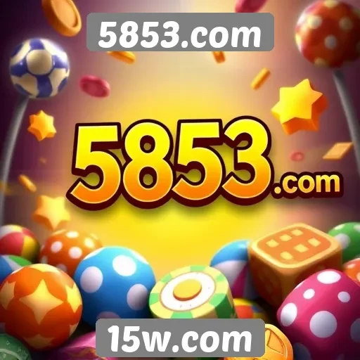 Variedade de jogos oferecidos em 5853.com